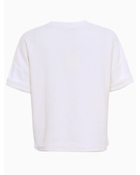 Choies White Letters Beard Print T Shirt