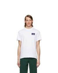 Martine Rose White Lettuce Hem T Shirt