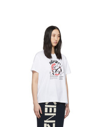 Kenzo White Limited Edition Chinese New Year Kung Fu Rat T Shirt