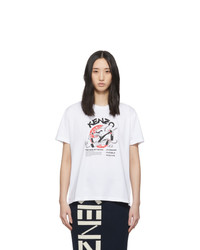 Kenzo White Limited Edition Chinese New Year Kung Fu Rat T Shirt
