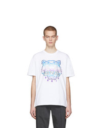 Kenzo White Limited Edition Holiday Tiger T Shirt