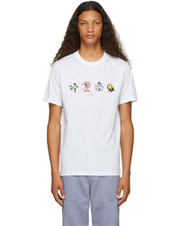 Ps By Paul Smith White Line Up T Shirt