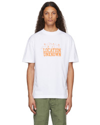 Palm Angels White Location Unknown T Shirt