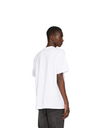 DOUBLE RAINBOUU White Logo Patch Ice T Shirt