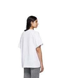 MM6 MAISON MARGIELA White Logo Patchwork T Shirt