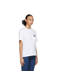 Chloé White Logo T Shirt