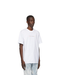 DOUBLE RAINBOUU White Logo T Shirt