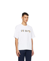 Kenzo White Logo T Shirt