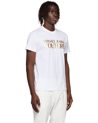 VERSACE JEANS COUTURE White Logo T Shirt