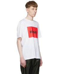 Hugo White Logo T Shirt