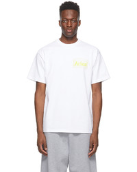 Aries White Logo Temple T Shirt