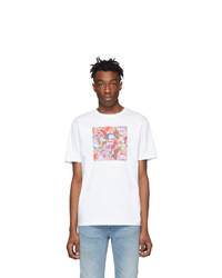 Saturdays Nyc White Lotus Grid T Shirt