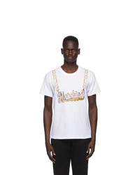 Moschino White Macro Necklace T Shirt