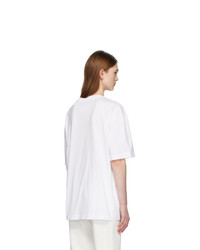Maison Margiela White Mako Cotton T Shirt