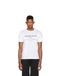 Versace White Medusa Logo T Shirt