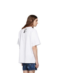DSQUARED2 White Mert And Marcus 1994 Edition Dyed Slouch Fit T Shirt