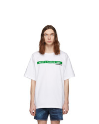 DSQUARED2 White Mert And Marcus 1994 Edition Dyed Slouch Fit T Shirt