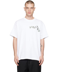 Soulland White Metal Letters T Shirt