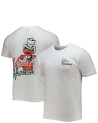 IMAGE ONE White Miami Hurricanes Mascot Bandana T Shirt