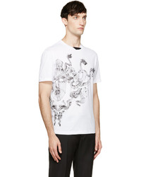 Versace White Modified Medusa Print T Shirt