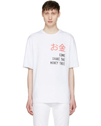 Pyer Moss White Money Tree T Shirt