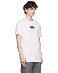 Versace White Monogram Logo T Shirt
