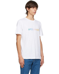 A.P.C. White Multicolor Viktor T Shirt