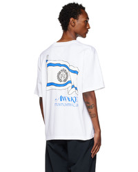 Awake NY White Nanamica Edition T Shirt