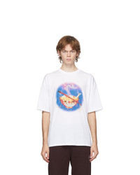 Opening Ceremony White Noodle Print T Shirt