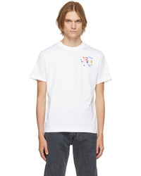 Carne Bollente White Organic Cotton Wimbledong T Shirt