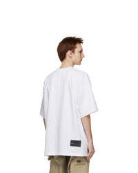 We11done White Oversized Logo T Shirt