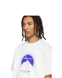 Ader Error White Oversized Mount T Shirt