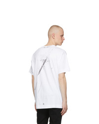 Givenchy White Oversized Trompe Loeil T Shirt