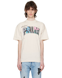 Palm Angels White Palm Sign T Shirt