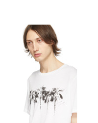 Saint Laurent White Palm T Shirt