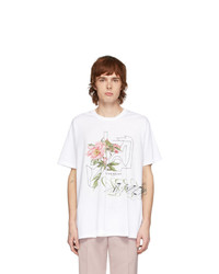 Givenchy White Peony Maze T Shirt