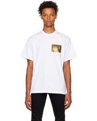VERSACE JEANS COUTURE White Piece Number T Shirt