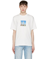 Sunnei White Pisa Tower T Shirt