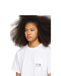 Victoria Victoria Beckham White Pocket Logo T Shirt