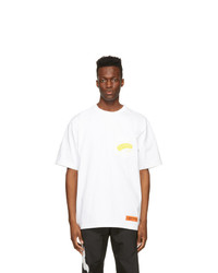 Heron Preston White Pocket Style T Shirt