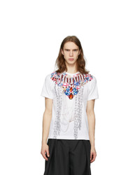 Comme Des Garcons Homme Plus White Print C T Shirt