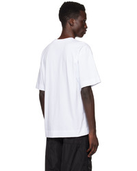 Dries Van Noten White Print T Shirt