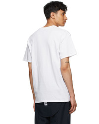 AïE White Printed Pocket T Shirt