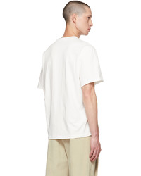 AMOMENTO White Printed T Shirt