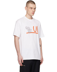 Undercover White Printed T Shirt