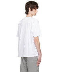 AAPE BY A BATHING APE White Printed T Shirt