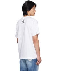 BAPE White Printed T Shirt