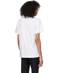 Comme Des Garcons Homme Plus White Printed T Shirt