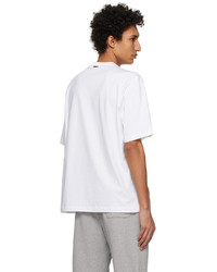 Zegna White Printed T Shirt