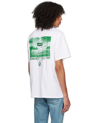 Levi's White Printed T Shirt